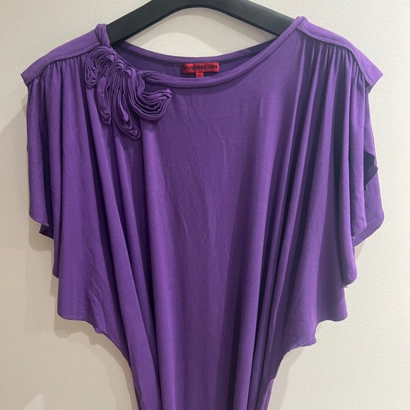Vivienne Tam Purple Top - Picture 2 of 8